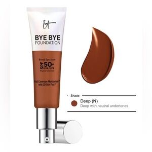 $47 Retail IT Cosmetics Bye Bye Foundation - Deep